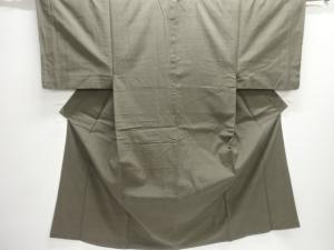 未使用品　手織り紬男物着物(キングサイズ)